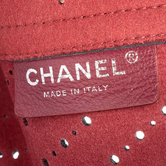 Chanel Perforated Caviar Leather CC Shopping Tote - Picture 8 of 13